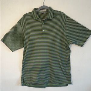 Martin 100% Pima Cotton Stripe Polo Shirt